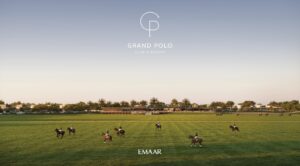 Polo match on the field at Grand Polo Club and Resort