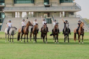 Horse riding team